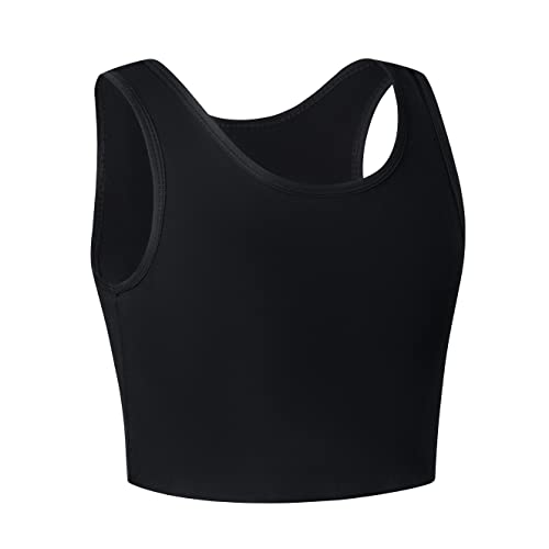 INRANXISM FTM Chest Binder for Transgender Women Tomboy Pullover Cotton Breast Binder Trans Tank Top, Schwarz, 6X-large von INRANXISM