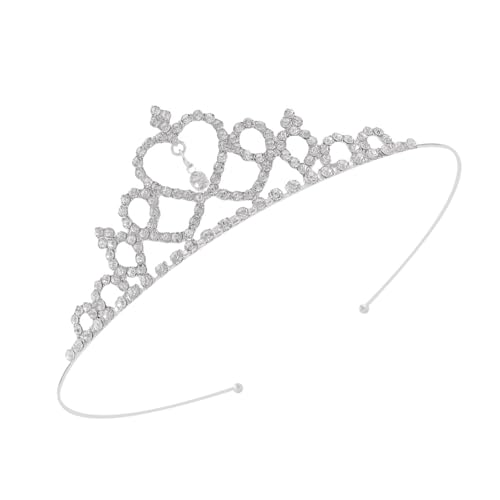 Elegante Krone Stirnband für Frauen Strass Tiaras Haarschmuck Haarteile für Braut und modische Anlässe funkelndes Haar-Accessoire von INSEOWI