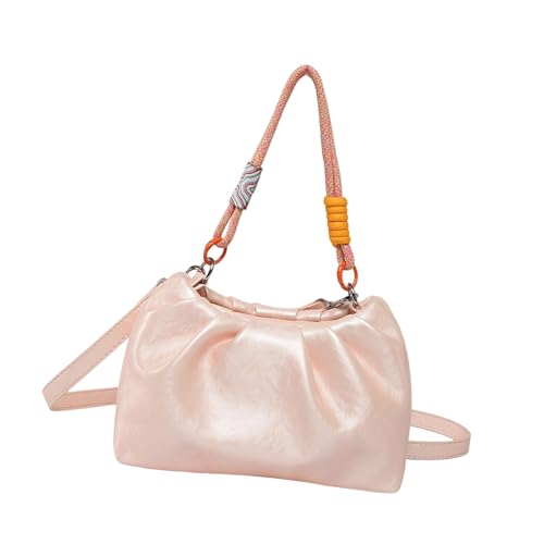 INSEOWI Bowlingtasche aus PU-Leder für Damen, Schultertasche, mit verstellbarem Riemen, für Arbeit und Reisen, koreanische Schulter, a, Einheitsgröße von INSEOWI