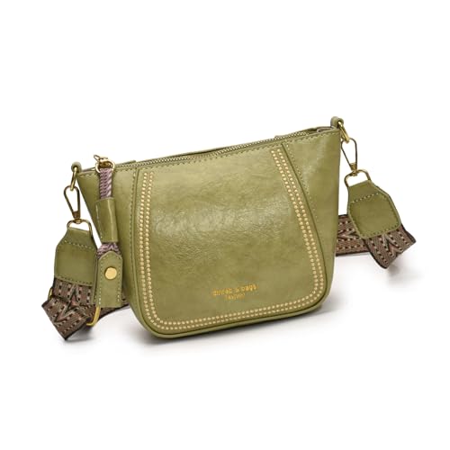 INSEOWI Damen PU Leder Umhängetasche Stilvoller Crossbody Geldbörse Mode Eimer Taschen Mit Reichlich Stauraum Stilvolle Damenhandtasche von INSEOWI