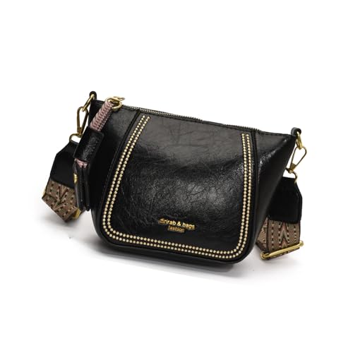 INSEOWI Damen PU Leder Umhängetasche Stilvoller Crossbody Geldbörse Mode Eimer Taschen Mit Reichlich Stauraum Stilvolle Damenhandtasche von INSEOWI