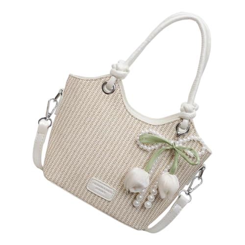 INSEOWI Stilviser Eimerbeutel Verstellbarer Riemen Geräumige Crossbody Organisatoren Praktische PU Umhängetasche Für Arbeit Reise Täglich Verwenden Stilvolle Pendel Eimer Handtasche von INSEOWI