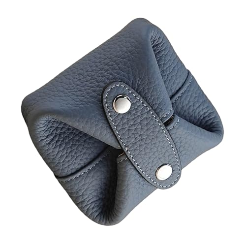 Kompakte Reise-Organisierte, praktische PU-Münztasche, organisierte, tragbare Kosmetiktasche für den täglichen Gebrauch, multifunktionale Aufbewahrungstasche, blau, Einheitsgröße von INSEOWI