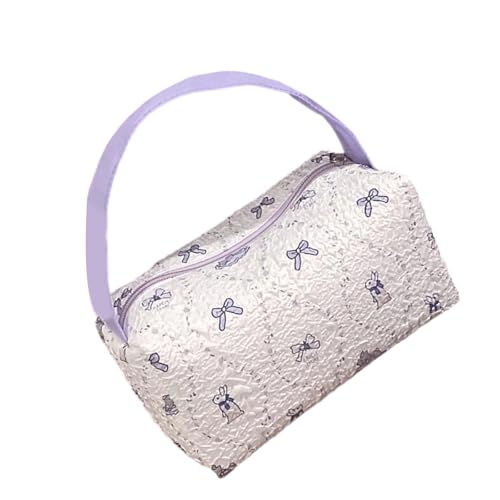 Kosmetik-Organizer mit stoßdämpfendem Design und geräumiger Aufbewahrungstasche für Reisende, wasserabweisend, Kosmetik-Organizer, Bubble Purple Handhe, Einheitsgröße Kosmetik-Organizer mit stoßdämpfendem Design und geräumiger Aufbewahrungstasche für Reisende, wasserabweisend, Kosmetik-Organizer, Bubble Purple Handhe, Einheitsgröße von INSEOWI