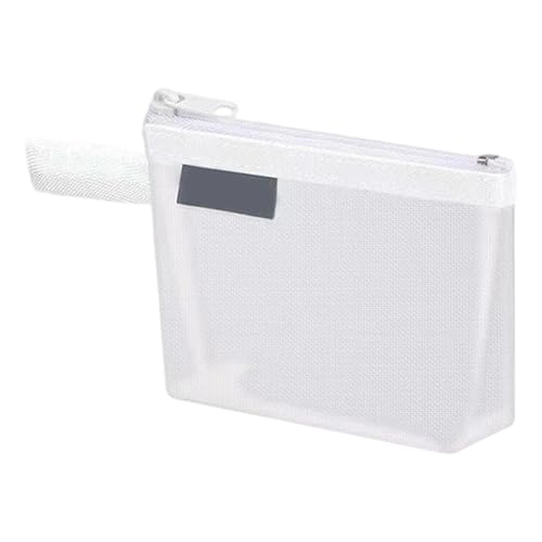 Nylon-Aufbewahrungsbeutel mit Griff, Reißverschluss, Kosmetiktasche, Reise-Kulturbeutel für Schule, Büro, Kompakter Make-up-Organizer, I Nylon-Aufbewahrungsbeutel mit Griff, Reißverschluss, Kosmetiktasche, Reise-Kulturbeutel für Schule, Büro, Kompakter Make-up-Organizer, I von INSEOWI