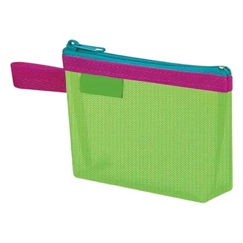 Nylon-Aufbewahrungsbeutel mit Griff, Reißverschluss, Kosmetiktasche, Reise-Kulturbeutel für Schule, Büro, Kompakter Make-up-Organizer, a Nylon-Aufbewahrungsbeutel mit Griff, Reißverschluss, Kosmetiktasche, Reise-Kulturbeutel für Schule, Büro, Kompakter Make-up-Organizer, a von INSEOWI