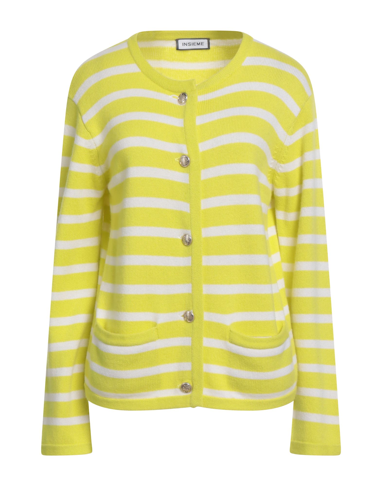 INSIEME Strickjacke Damen Limettengrün INSIEME Strickjacke Damen Limettengrün von INSIEME