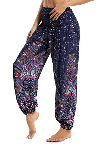 INSTINNCT Damen Pumphose Haremshose Pluderhose Hose Aladinhose Ballonhose Hippiehose Muster 03 von INSTINNCT