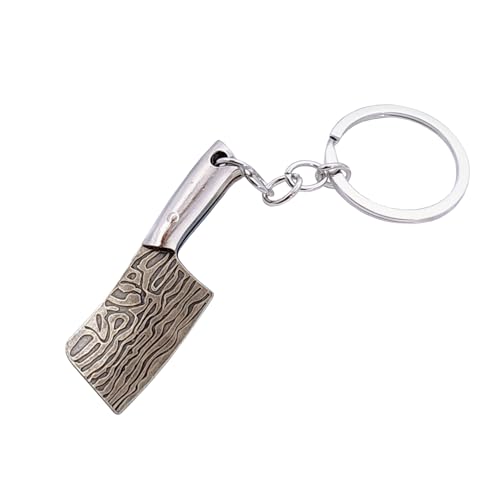 INSTITIZER Fakemesser-Schlüsselanhänger für Herren, kreativer Küchenmesser, Schlüsselanhänger, Schlüsselhalter, Kochmesser, Gabel, Schlüsselanhänger, kulinarische Schule, Studenten, Abschlussgeschenk, von INSTITIZER