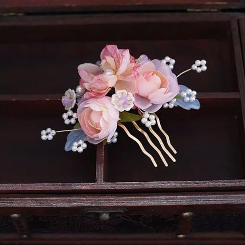 Hanfu Haarnadel-Set für Damen, Seidenblumen, saisonale Blumen, chinesische alte Vintage-Blume, Haarnadel-Sets von INSTR