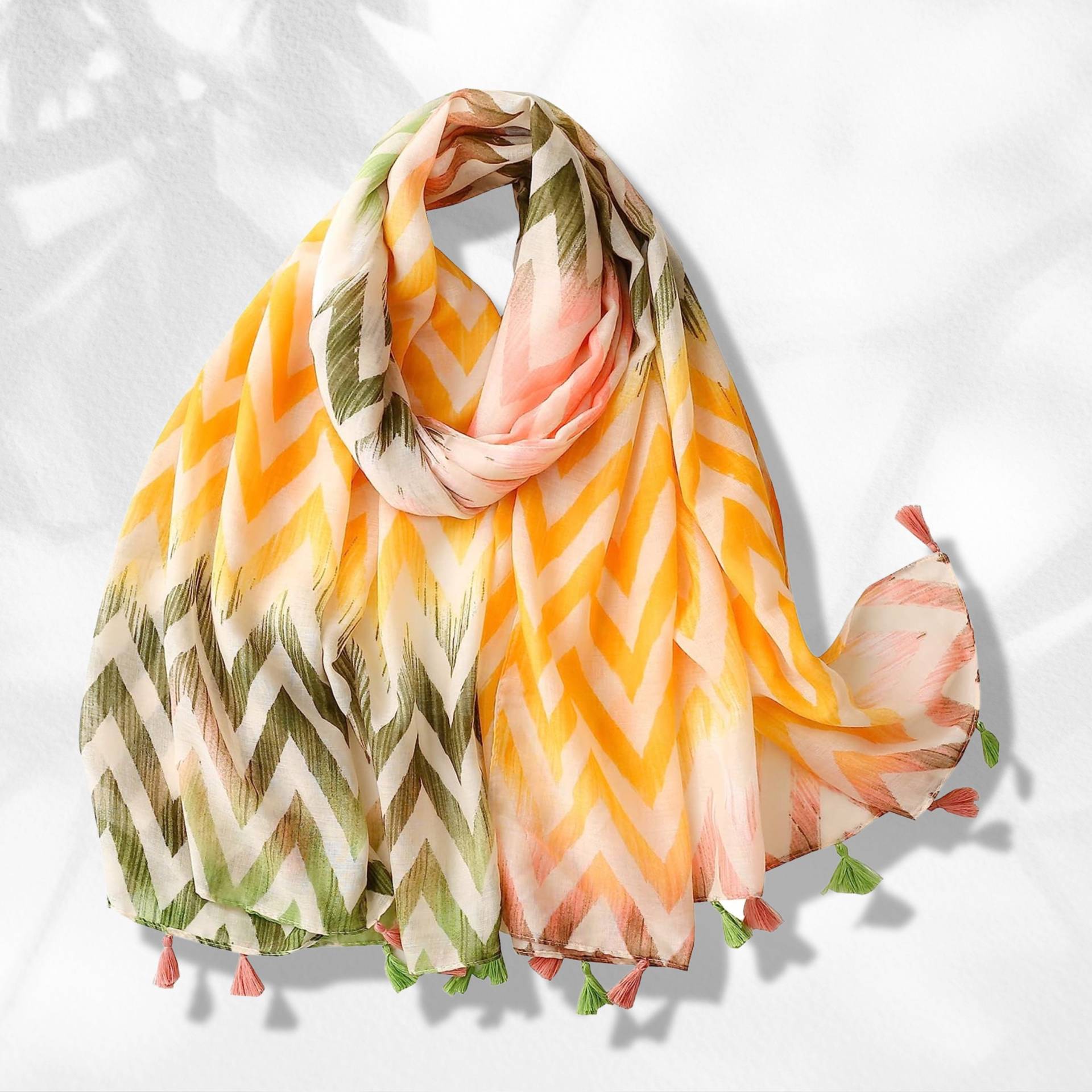 Orange Schal Wickeln Geschenk-Schals-Wrap-Schal-Weicher Frauen-Schal Mutter-Tagesgeschenk Für Sie Baumwollschal Leichter Weicher Langer von INTHEBAGDesign