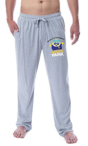 CBS Herren Pyjamahose South Park TV Cartman You Will Respect My Authority, grau, S von INTIMO