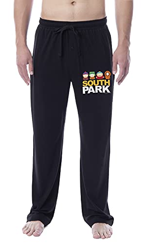 CBS Herren Pyjamahose South Park TV Show Cartman Stan Kyle Kenny, Schwarz , S von INTIMO