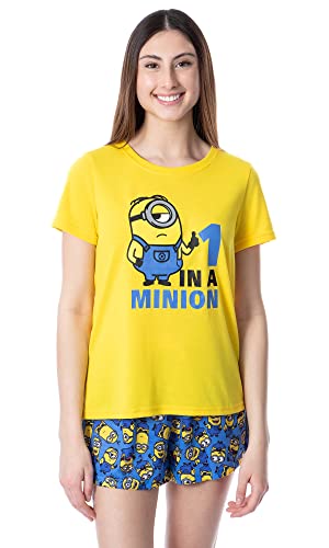 Despicable Me Womens' Minions 1 In A Minion Sleep Pajama Set Short von INTIMO