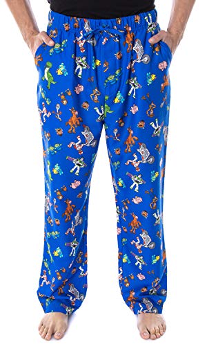 Disney Men's Toys Story Character Print Adult Sleep Lounge Pajama Pants 2X-Large Blue von INTIMO
