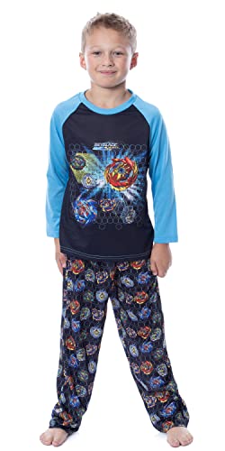 INTIMO Beyblade Burst Schlafanzug-Set mit Raglan-Print, Blau, 6-7 von INTIMO