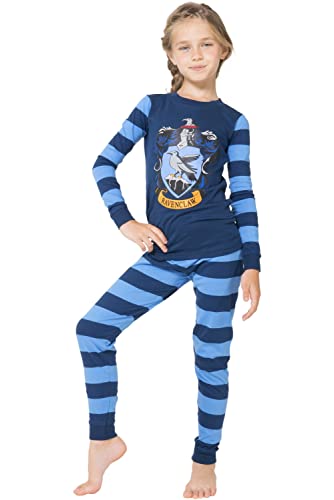 INTIMO Harry Potter Kids All Houses Crest Pajamas (Ravenclaw, 8) von INTIMO