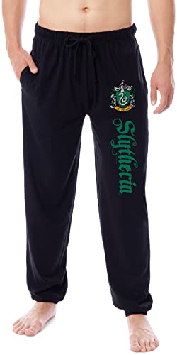 INTIMO Harry Potter Men's Hogwarts House Slytherin Sleep Jogger Pajama Pants (Large) Black von INTIMO