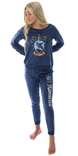 INTIMO Hogwart Castle House von Harry Potter Junioren Ravenclaw Crest Fleece Jogger Pyjama Set (MD) von INTIMO