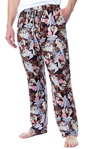 INTIMO Looney Tunes Mens' Character Tasmanian Devil Taz Sleep Pajama Pants (Small) Black von INTIMO