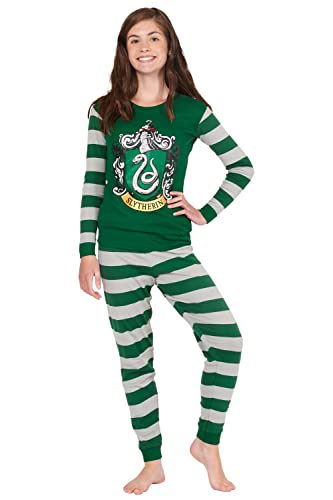 Intimo Harry Potter Kids All Houses Crest Pajamas (Slytherin, 18) von INTIMO