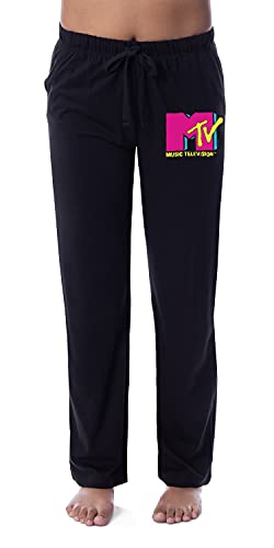 MTV Womens' Music Television Neon Vintage Logo '80s Sleep Pajama Pants (XXL) von INTIMO