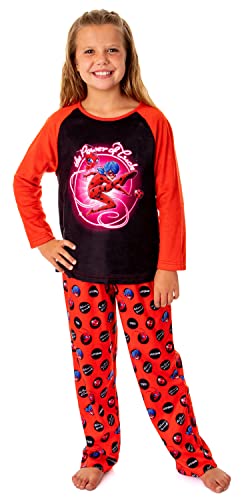 Miraculous: Tales of Ladybug & Cat Noir Girls' The Power Of Luck Sleep Pajama Set (7/8) von INTIMO