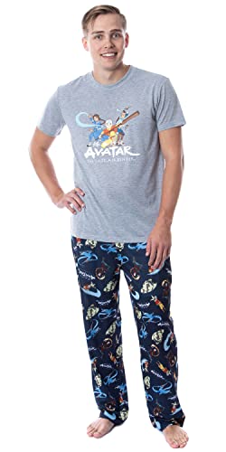 Nickelodeon Mens' Avatar The Last Airbender Character Sleep Pajama Set (X-Large) von INTIMO