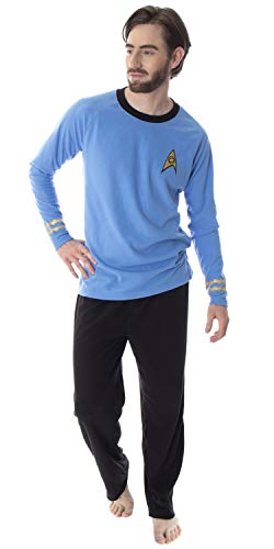 INTIMO Star Trek Original Series Men's Commander Spock Uniform Costume Sleepwear Pajama Set (2X-Large) von INTIMO