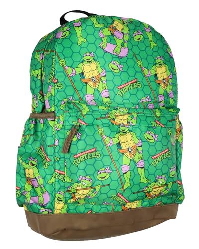 TMNT Rucksack Nickelodeon Teenage Mutant Ninja Turtles Mayhem Charakter Kinder Schultasche, Violett, Einheitsgröße, Classic von INTIMO