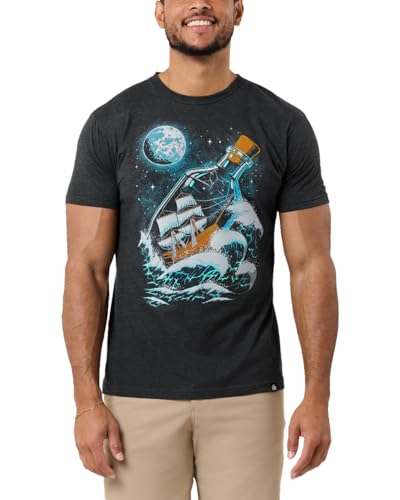 INTO THE AM Graphic T-Shirts für Herren, S-4XL, Premium-T-Shirt, kurzärmelig, bunt, Trippy Space-Designs, Moonlit Voyage, Mittel INTO THE AM Graphic T-Shirts für Herren, S-4XL, Premium-T-Shirt, kurzärmelig, bunt, Trippy Space-Designs, Moonlit Voyage, Mittel von INTO THE AM