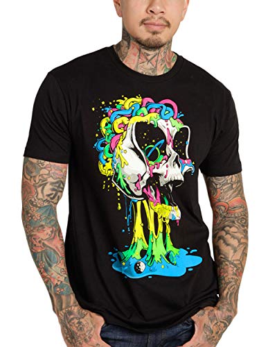 INTO THE AM Herren Graphic Tees S-4XL Cool Leicht Tailliert Bedrucktes Design T-Shirts Natur, A Brain Invader, XX-Large INTO THE AM Herren Graphic Tees S-4XL Cool Leicht Tailliert Bedrucktes Design T-Shirts Natur, A Brain Invader, XX-Large von INTO THE AM