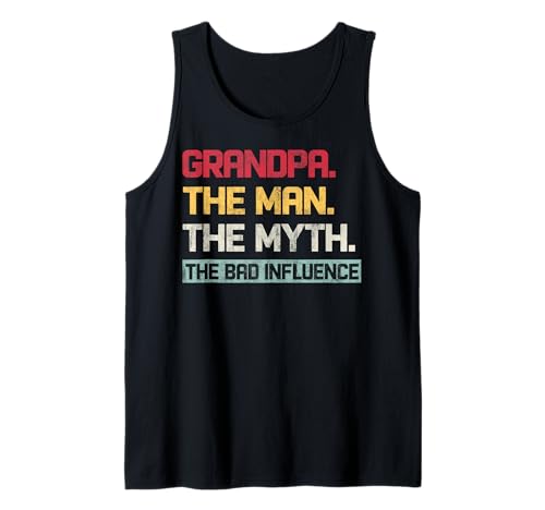 Vintage Opa The Man The Myth The Bad Influence Retro Tank Top Vintage Opa The Man The Myth The Bad Influence Retro Tank Top von INTO THE AM