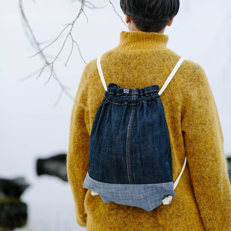Denim Rucksack Aus Upcycling Jeans von INTOAdesign