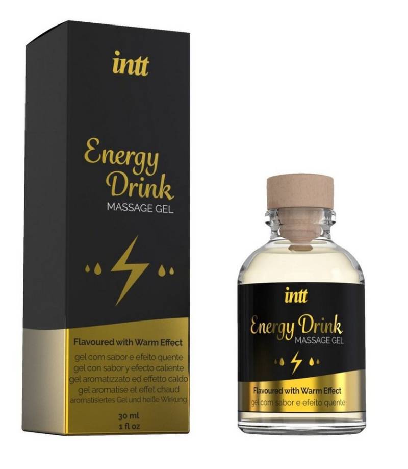 INTT Gleit- und Massagegel 30 ml - intt Massage Gel Energy Drink 30ml von INTT