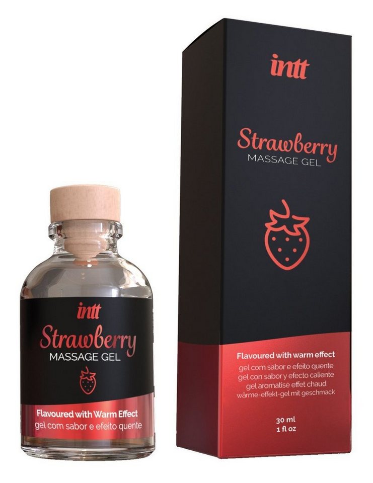 INTT Gleit- und Massagegel 30 ml - intt Massage Gel Strawberry 30ml INTT Gleit- und Massagegel 30 ml - intt Massage Gel Strawberry 30ml von INTT