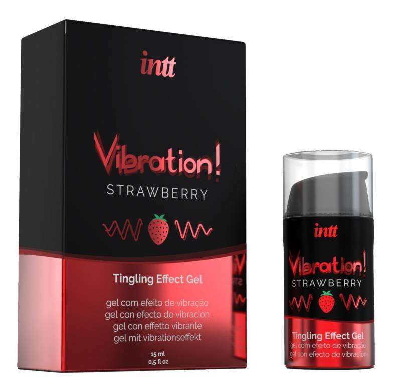 INTT Stimulationsgel 15 ml - intt Liquid Vibration Strawberry 15ml von INTT