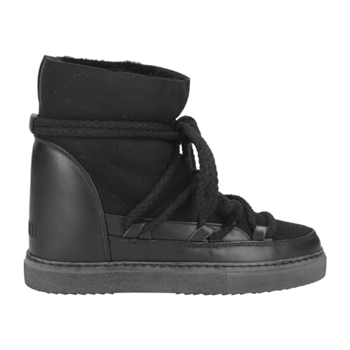 INUIKII Boots CLASSIC WEDGE, Glattleder, Schwarz, Damen EU 39 von INUIKII