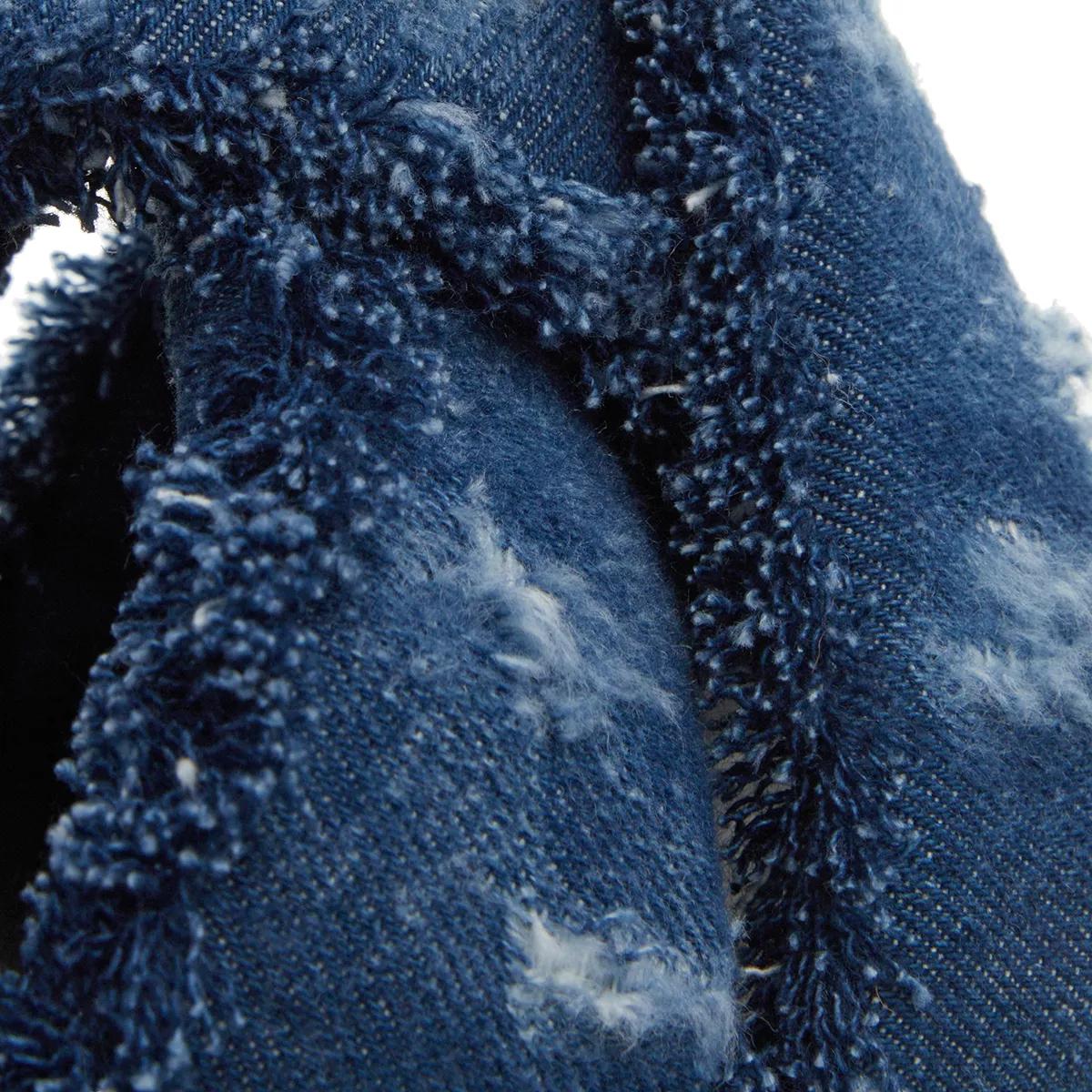 INUIKII Slipper & Pantoletten - Soft Crossed Jeans - Gr. 36 (EU) - in Blau - für Damen von INUIKII