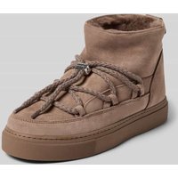 INUIKII Snow Boots aus Leder Modell 'CLASSIC LOW' in Taupe, Größe 39 von INUIKII