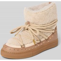INUIKII Snow Boots aus Leder mit Teddyfell Modell 'CURLY ROCK' in Beige, Größe 39 INUIKII Snow Boots aus Leder mit Teddyfell Modell 'CURLY ROCK' in Beige, Größe 39 von INUIKII