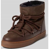 INUIKII Snow Boots mit Label-Stitching Modell 'CLASSIC' in Dunkelbraun, Größe 41 von INUIKII