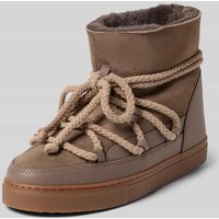 INUIKII Snow Boots mit Label-Stitching Modell 'CLASSIC' in Taupe, Größe 38 von INUIKII