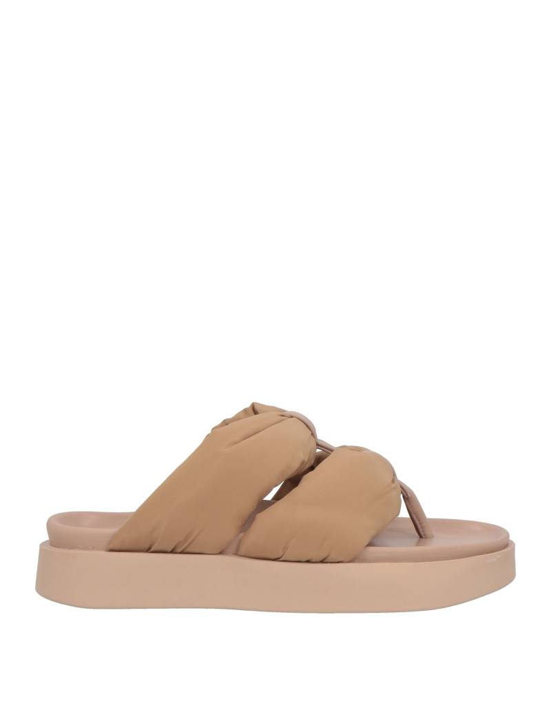 INUIKII Zehentrenner Damen Hellbraun von INUIKII