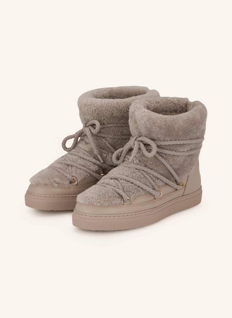 Inuikii Boots Curly Mit Kunstfell grau von INUIKII