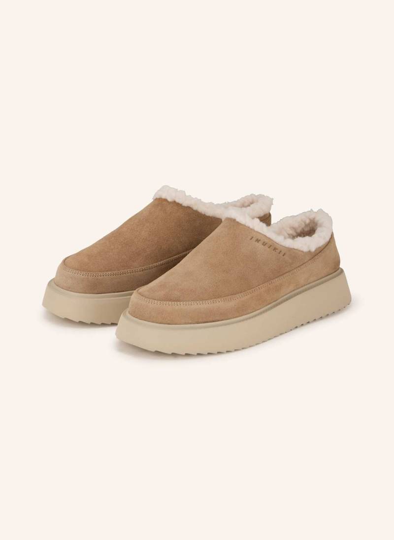 Inuikii Plateau-Slipper Classic Micro beige von INUIKII