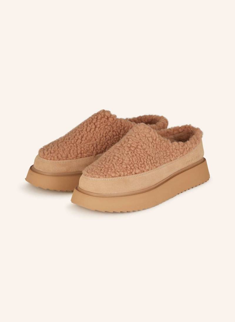 Inuikii Plateau-Slipper Curly Micro beige von INUIKII