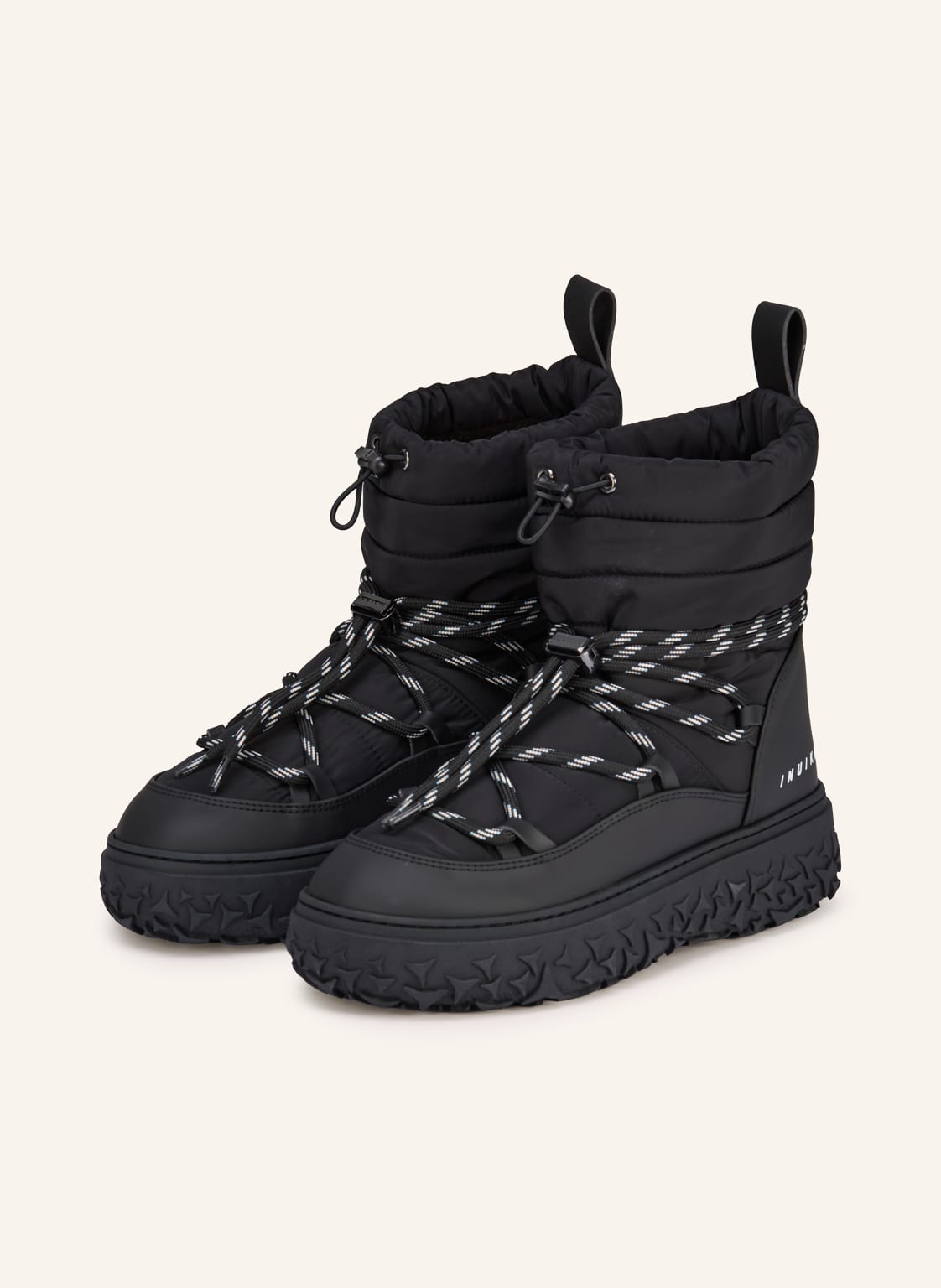 Inuikii Schnürboots Technical Performance schwarz von INUIKII