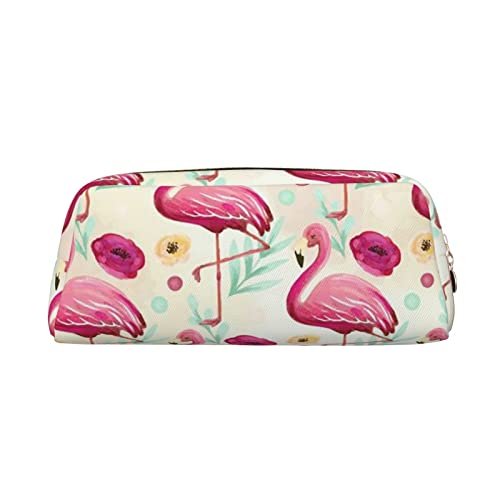 INVEES Flamingo Federmäppchen mit Reißverschluss und Schaumstoffpolsterung für Schule, Büro und Reisen, gold, Einheitsgröße, Taschen-Organizer von INVEES