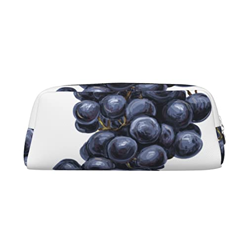 INVEES Grape Federmäppchen mit Reißverschluss und Schaumstoffpolsterung für Schule, Büro und Reisen, silber, Einheitsgröße, Taschen-Organizer von INVEES